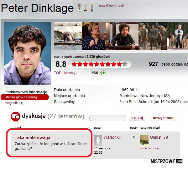 Peter Dinklage –  