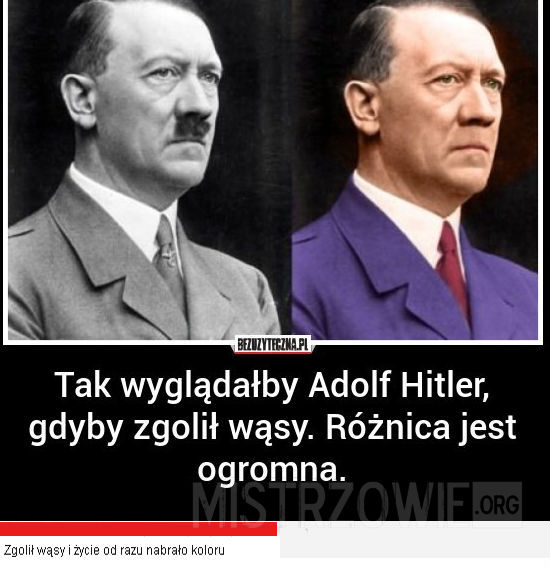 Adolf bez wąsów –  
