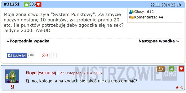 &quot;System punktowy&quot; –  