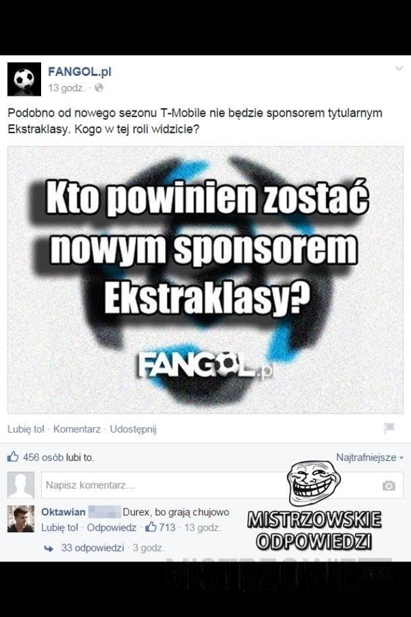 Sponsor Ekstraklasy –  