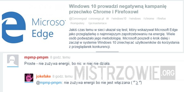 Microsoft Edge –  