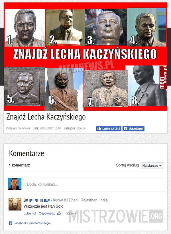 Znajdź Lecha Kaczyńskiego –  