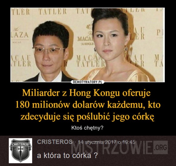 Miliarder z Hong Kongu –  