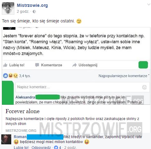 Forever alone 2 –  