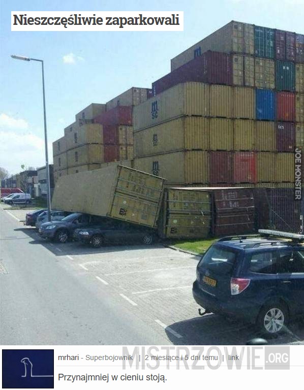 Nieszczęśliwie zaparkowali –  