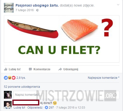Can u filet? –  