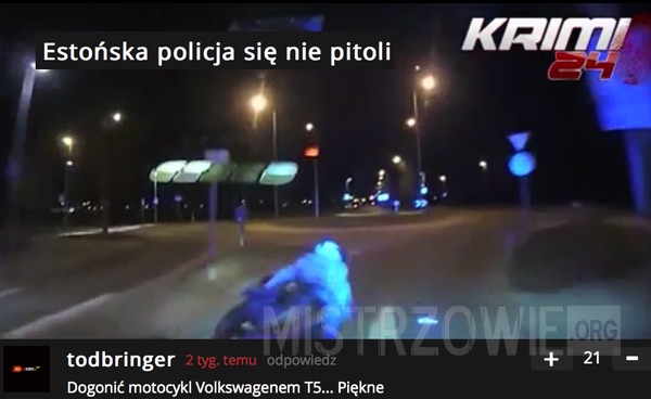 Estońska policja się nie pitoli –  