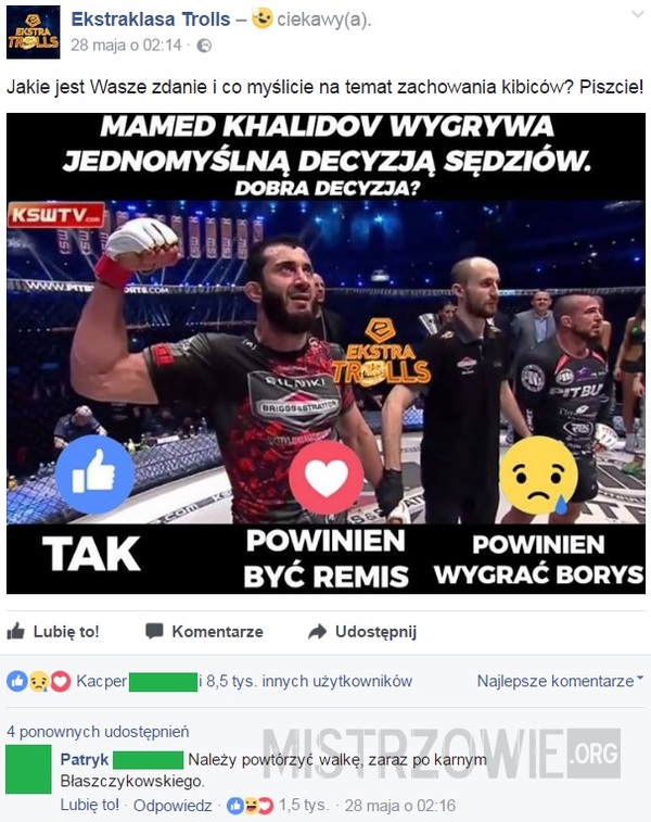 Khalidov vs Mańkowski –  