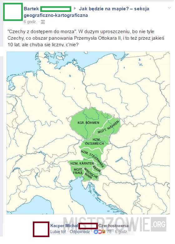 Mapa Czech –  