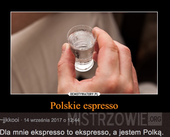 Polskie espresso –  