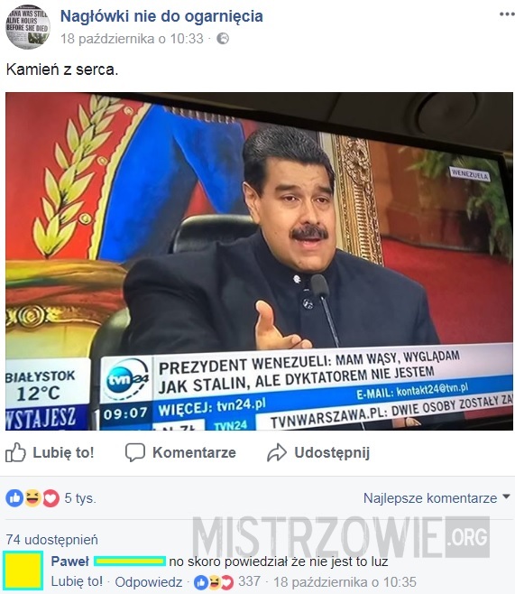 Nicolás Maduro –  