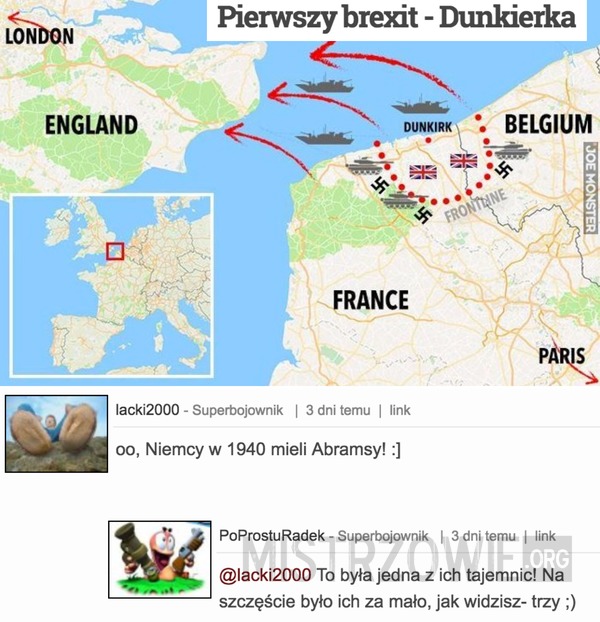 Pierwszy brexit - Dunkierka –  