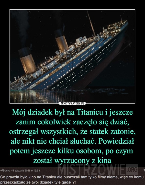 Titanic –  