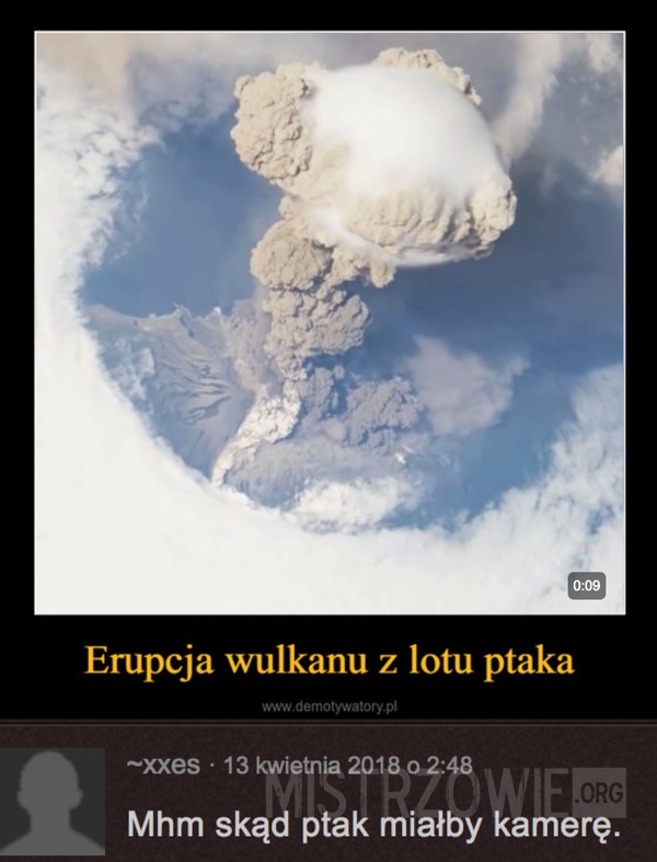 Erupcja wulkanu –  