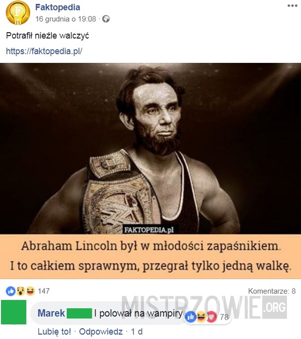 Abraham Lincoln –  