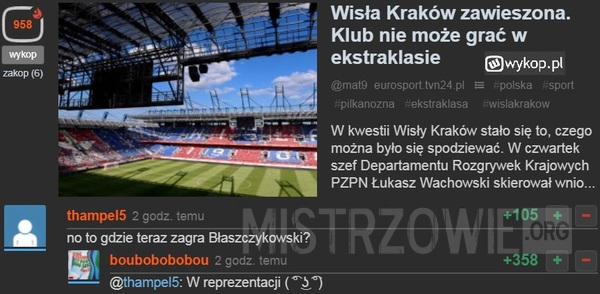Wisła Kraków –  
