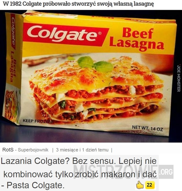 Lasagne –  