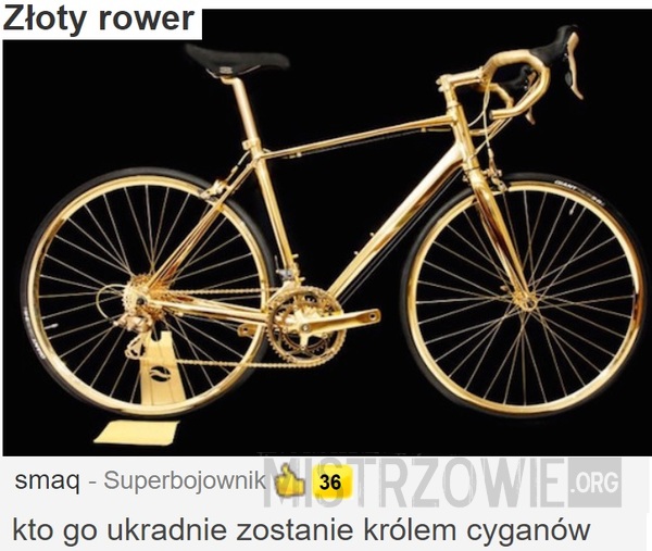 Złoty rower –  