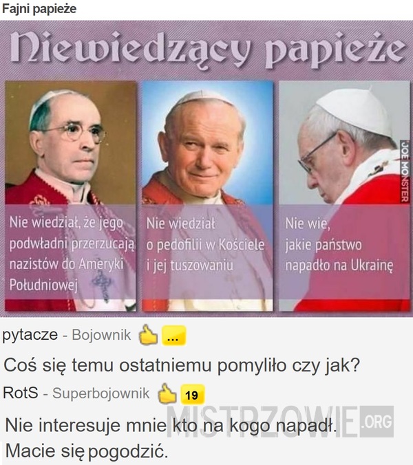 Fajni papieże –  