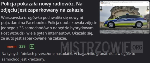 Radiowóz –  