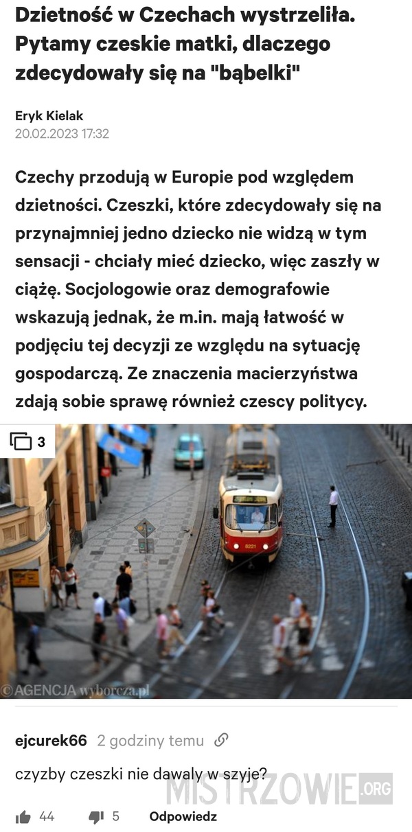 Dzietność w Czechach –  