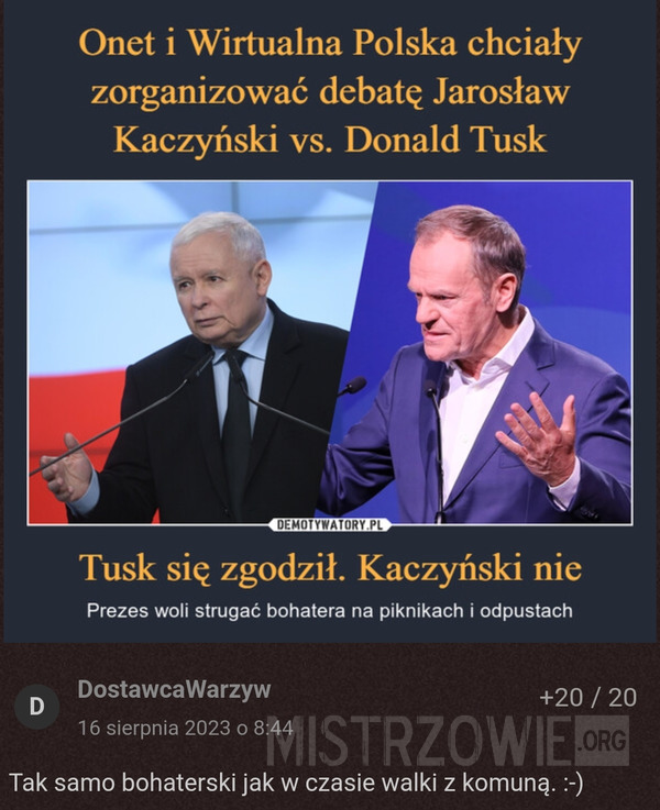 Kaczyński vs Tusk –  