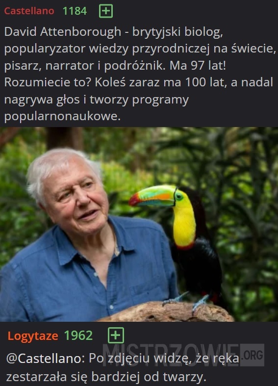 David Attenborough –  