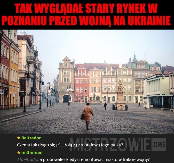 Poznań miasto dotknięte wojną –  