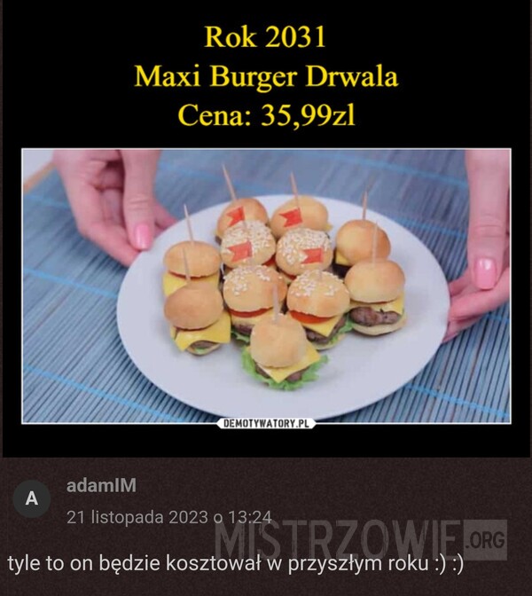 Burger drwala –  