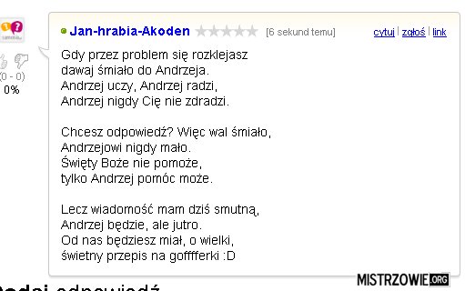 Andrzej –  