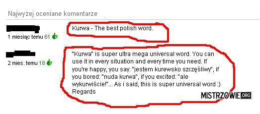 Najlepsze słowo w języku polskim –  