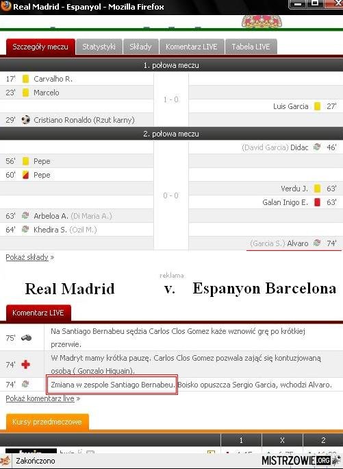 Real v. Espanyol –  