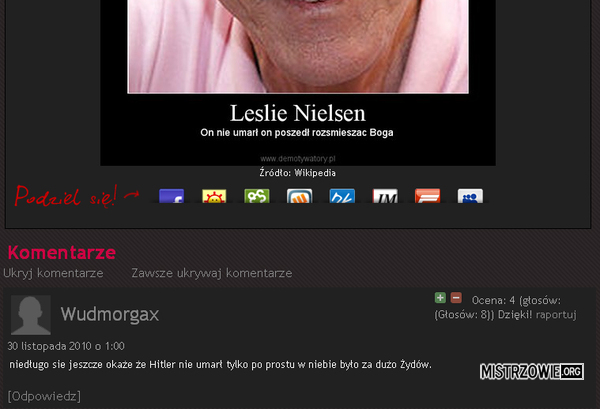 Leslie Nielsen –  