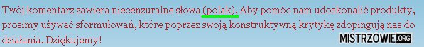 Nikt nie lubi Polski... –  