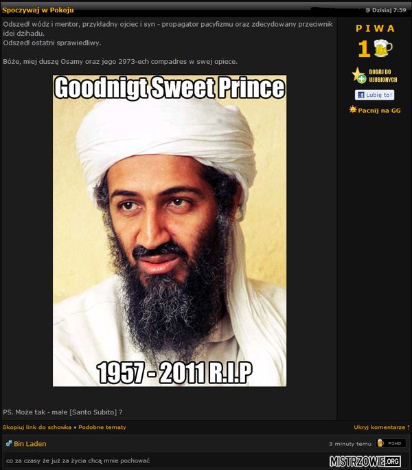 Bin Laden –  