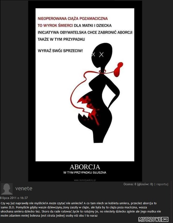 Aborcja - sprzeciw się!!! –  