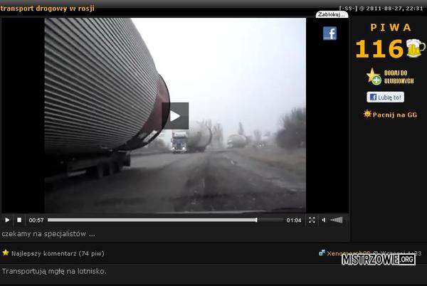 Transport drogowy w Rosji –  