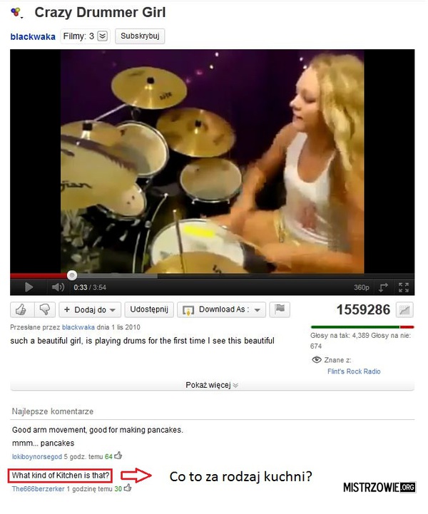 Crazy Drummer Girl –  