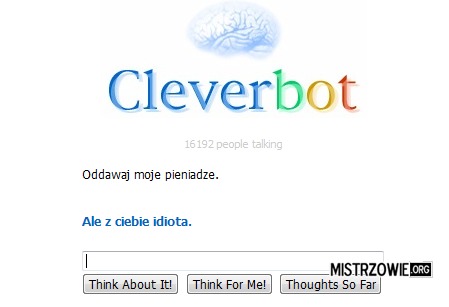 Pojechany przez Cleverbot –  