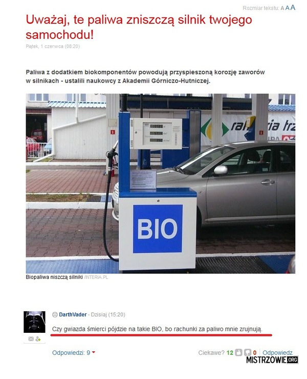 Biopaliwa –  