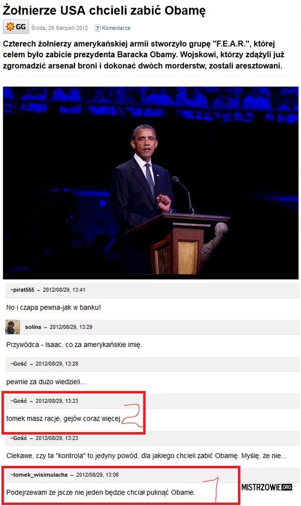 Obama i  geje? –  