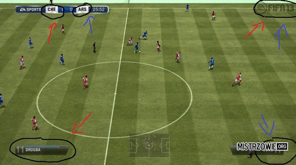 Drogba w Chelsea i Song w Arsenalu FIFA13 :) –  