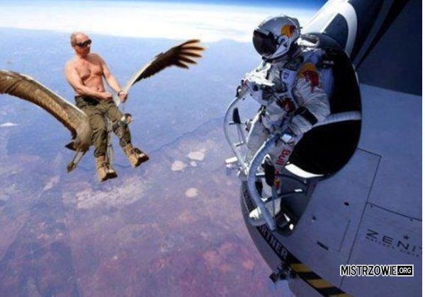 Putin też już jest  w kosmosie –  