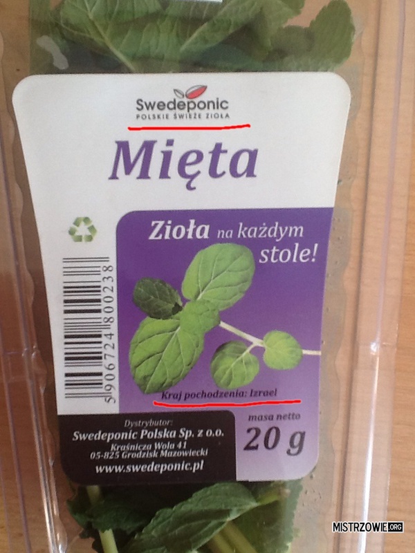 Polskie świeże zioła –  