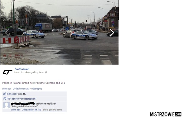 Porsche w policji –  