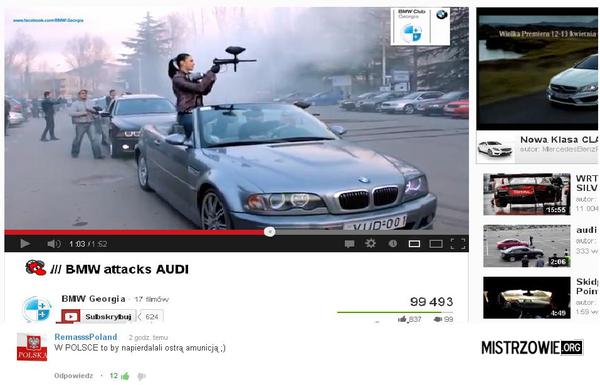 BMW attacks AUDI –  