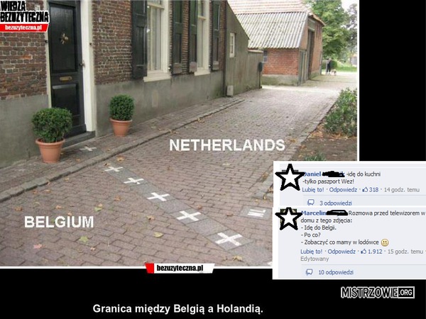 Granica między Belgią a Holandią –  