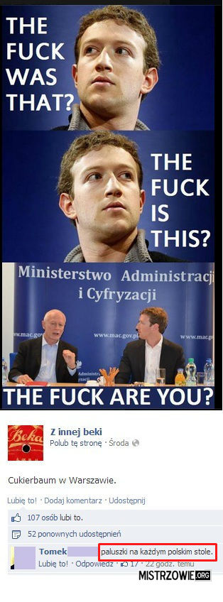 Zuckerberg w Polsce –  