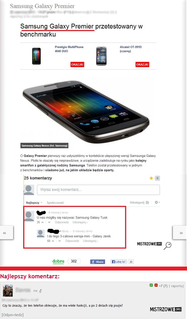 Samsung Galaxy Premier –  