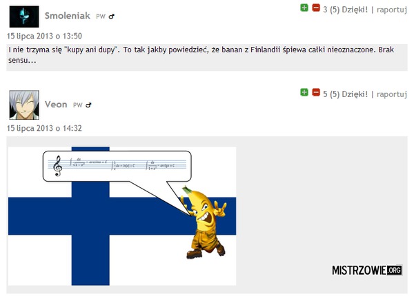 Śpiewający banan z Finlandii –  